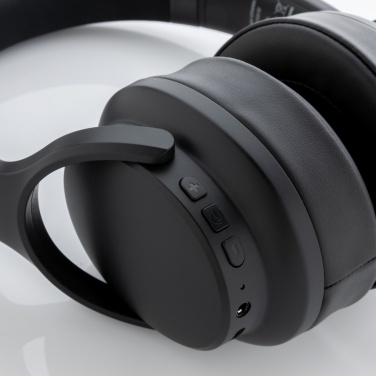 Logo trade promotional giveaways image of: Urban Vitamin Palo Alto RCS rplastic headphone