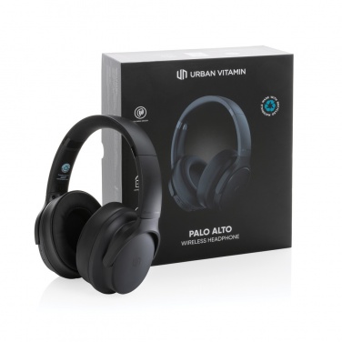 Logo trade promotional products picture of: Urban Vitamin Palo Alto RCS rplastic headphone