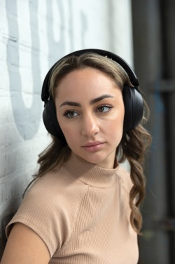 Logo trade promotional giveaways picture of: Urban Vitamin Cupertino RCS rplastic ANC headphone