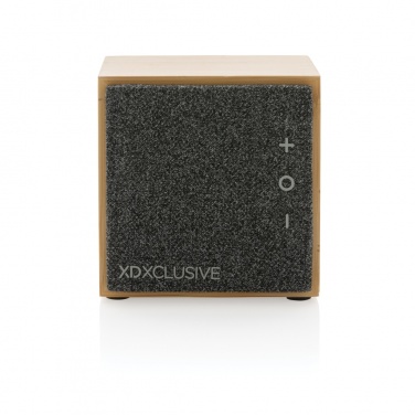 Logotrade promotional gift image of: Wynn 5W bamboo wireless speaker
