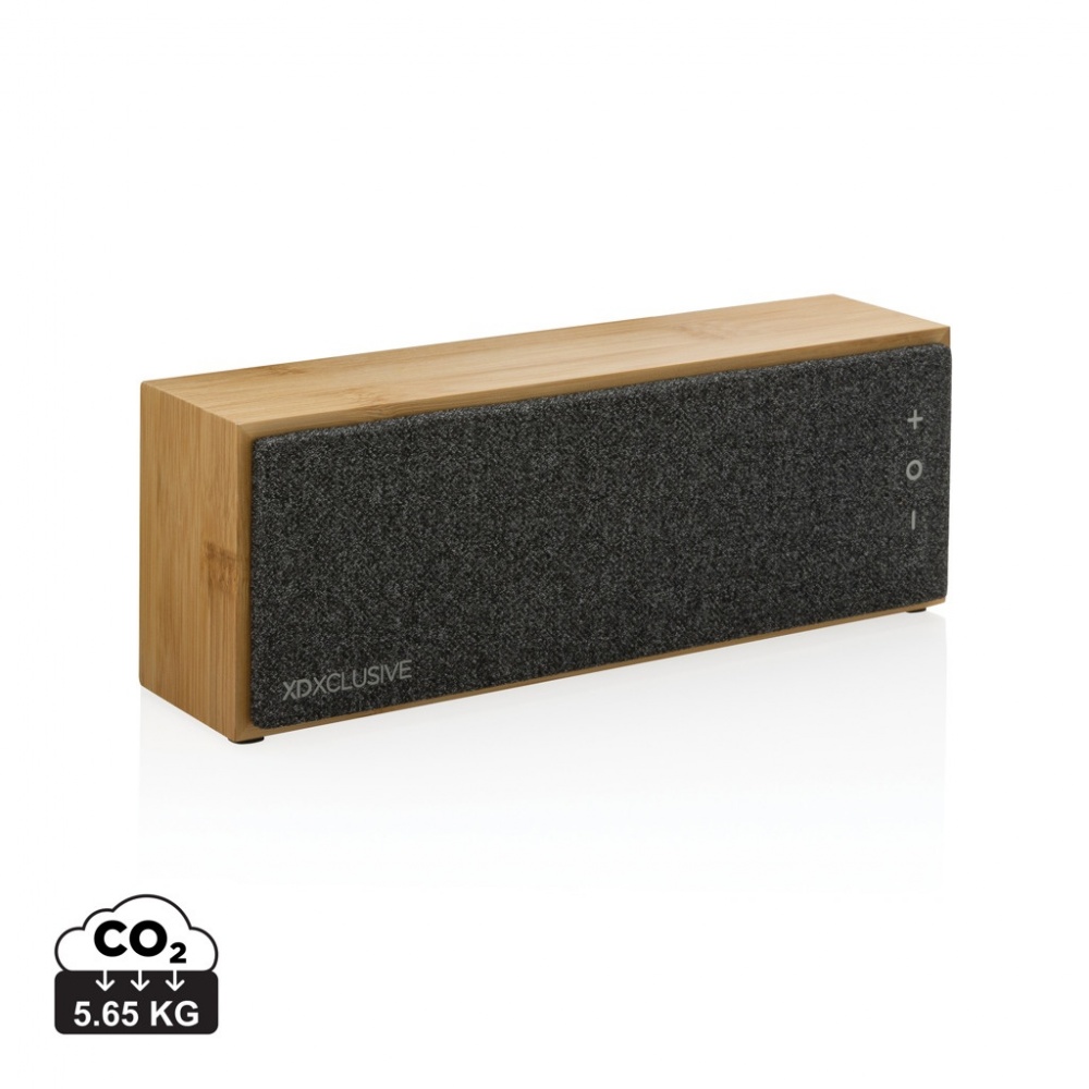 Logo trade advertising products image of: Wynn 10W bamboo wireless speaker