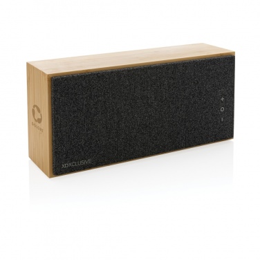 Logo trade promotional giveaways image of: Wynn 20W bamboo wireless speaker