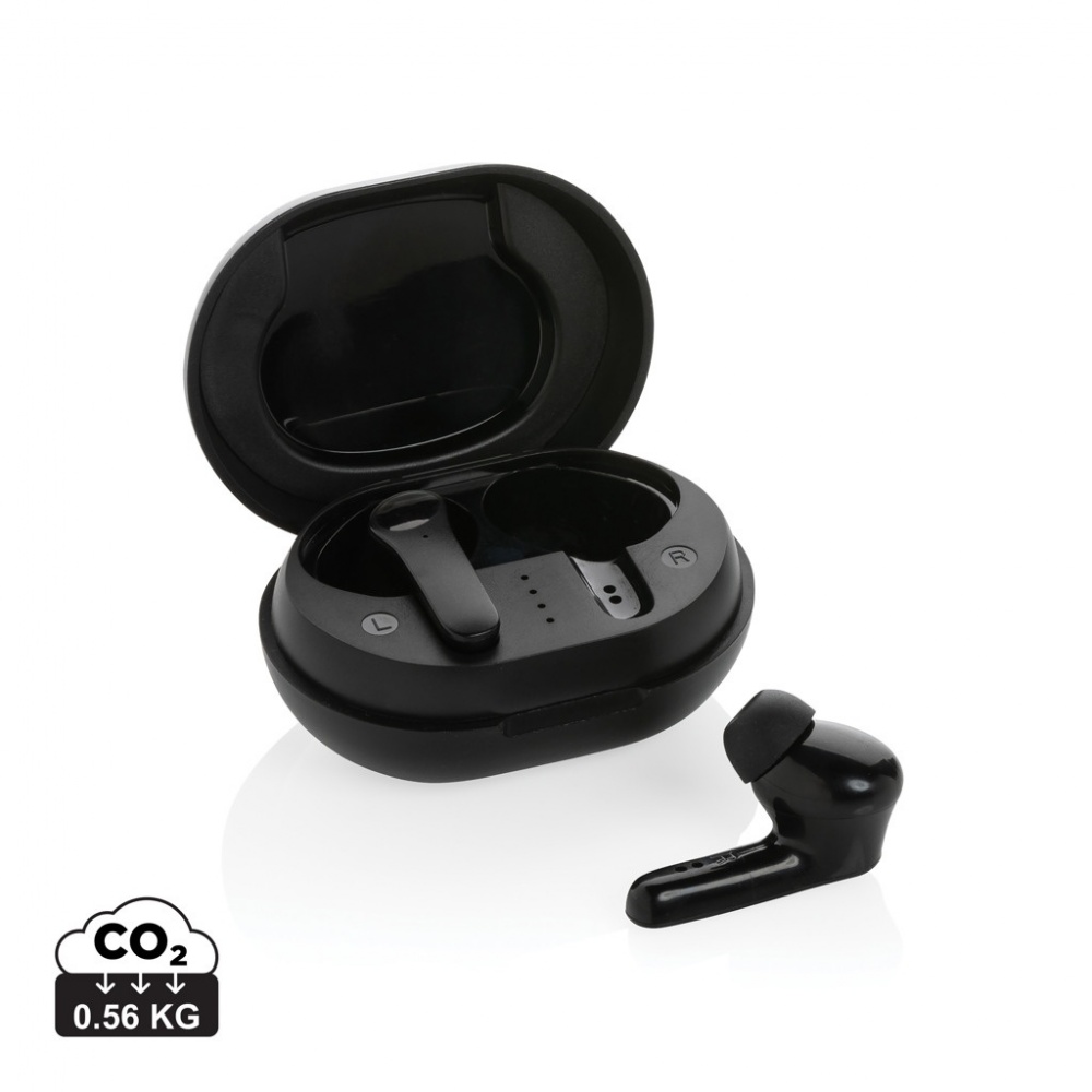 Logotrade promotional merchandise photo of: RCS standard recycled plastic TWS earbuds