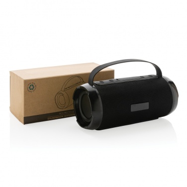 Logo trade promotional items picture of: RCS recycled plastic Soundboom waterproof 6W speaker