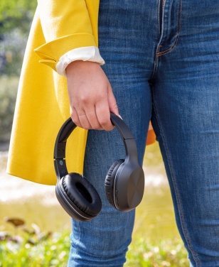 Logotrade advertising product image of: RCS recycled plastic JAM wireless headphone