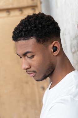 Logotrade promotional merchandise photo of: Urban Vitamin Palm Springs RCS rplastic ENC earbuds