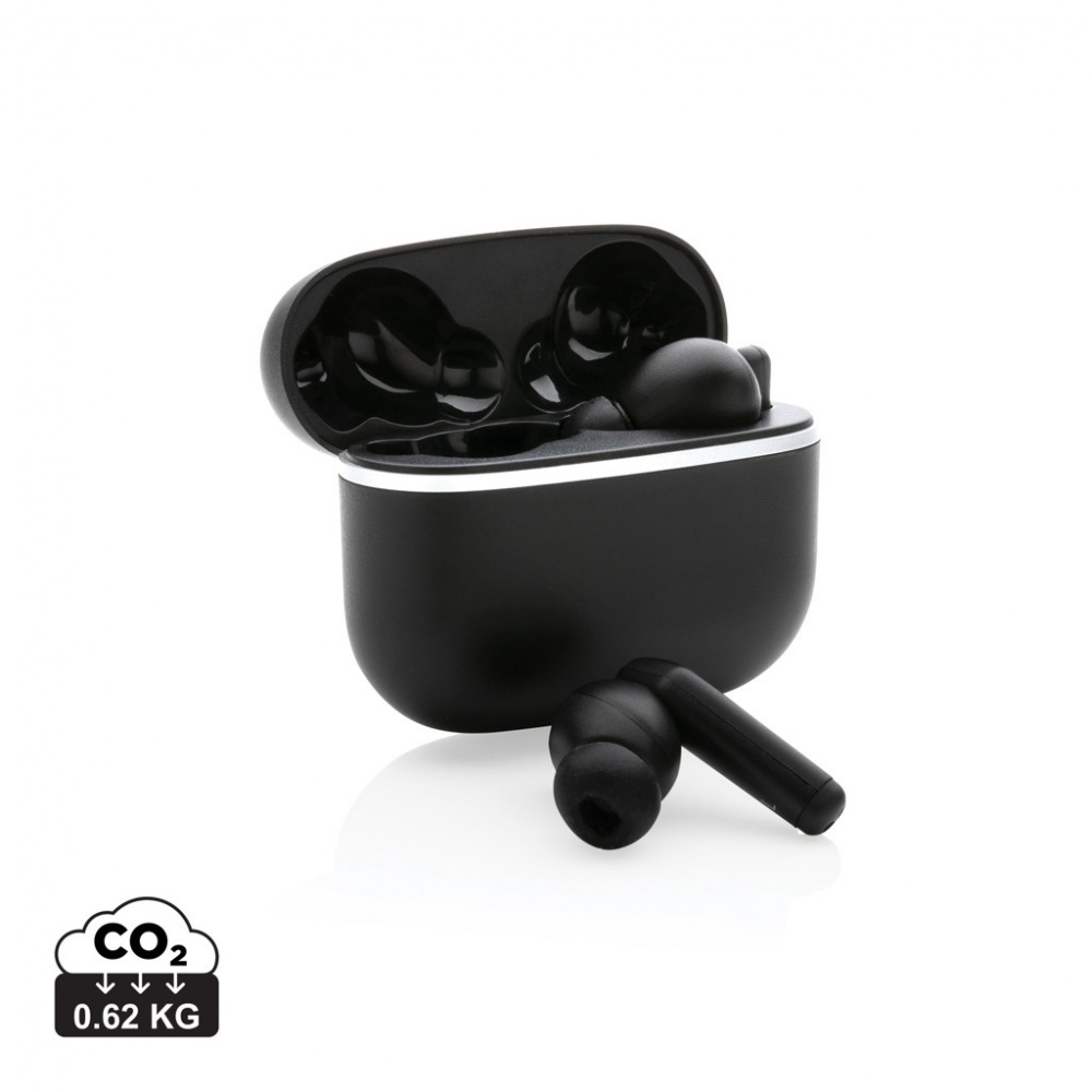 Logotrade promotional giveaways photo of: RCS recycled plastic Swiss Peak TWS earbuds 2.0