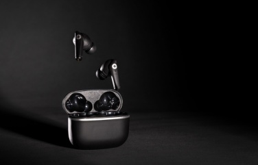 Logotrade corporate gift picture of: RCS recycled plastic Swiss Peak TWS earbuds 2.0