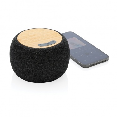 Logo trade promotional items picture of: RCS Rplastic/PET and bamboo 5W speaker