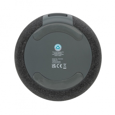 Logo trade promotional product photo of: RCS Rplastic/PET and bamboo 5W speaker