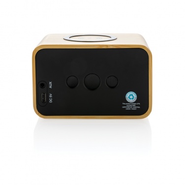 Logotrade advertising product image of: RCS Rplastic 3W speaker with bamboo 5W wireless