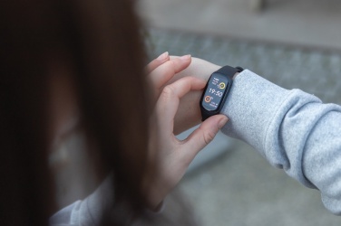 Logo trade promotional merchandise photo of: RCS recycled TPU  activity watch 1.47'' screen with HR