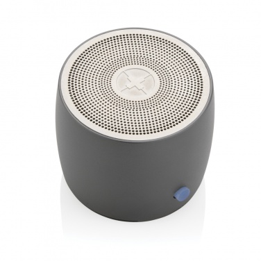 Logotrade promotional item picture of: Swiss Peak RCS recycled aluminum 3W bass speaker