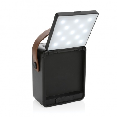 Logo trade promotional item photo of: Skywave RCS recycled plastic solar speaker 12W