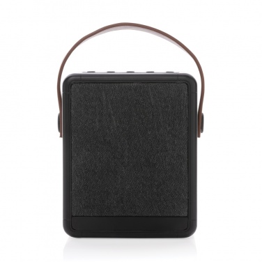 Logo trade promotional gifts image of: Skywave RCS recycled plastic solar speaker 12W