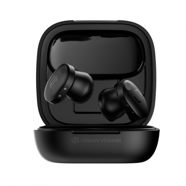 Logo trade promotional products image of: Lakewood RCS recycled and repairable wireless earbuds