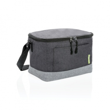 Logo trade corporate gift photo of: Duo colour RPET cooler bag