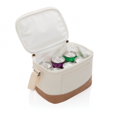 Logo trade promotional gifts picture of: Impact AWARE™ 16 oz. rcanvas six can cooler bag
