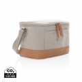 Impact AWARE™ 16 oz. rcanvas six can cooler bag, grey