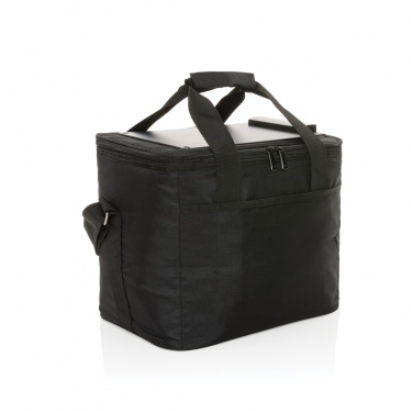 Logo trade promotional gifts picture of: Pedro AWARE™ RPET deluxe cooler bag with 5W solar panel