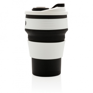 Logo trade promotional gifts image of: Foldable silicone cup