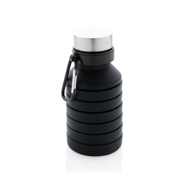 Logotrade promotional gifts photo of: Leakproof collapsible silicone bottle with lid