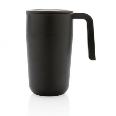 Logotrade corporate gift image of: GRS Recycled PP and SS mug with handle