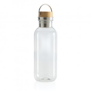 Logotrade promotional item picture of: RCS RPET bottle with bamboo lid and handle