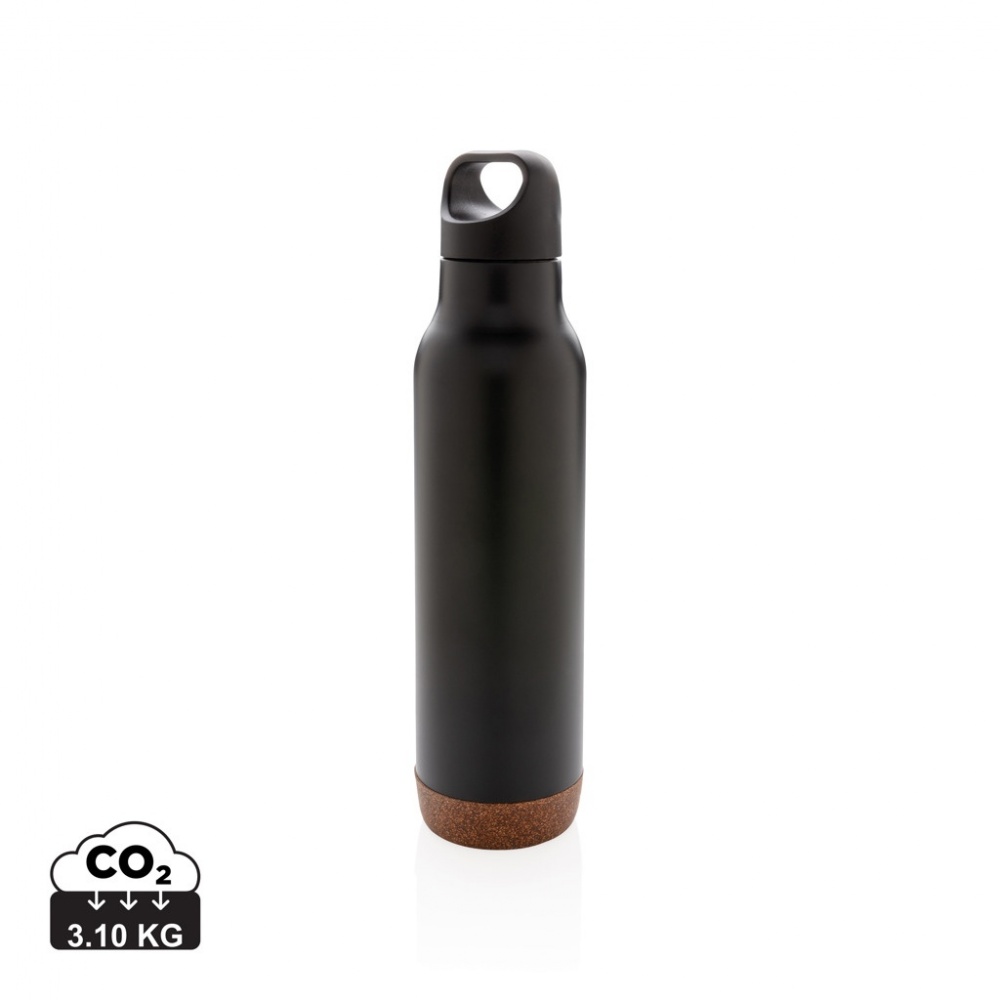 Logo trade promotional merchandise picture of: Cork leakproof vacuum flask