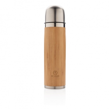 Logotrade corporate gift picture of: Bamboo vacuum travel flask