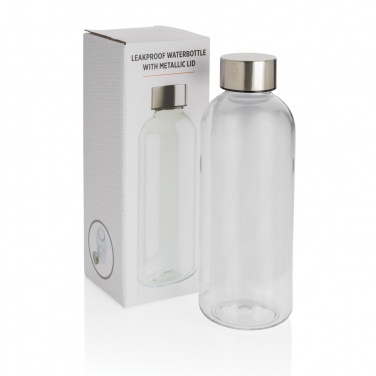 Logotrade promotional giveaways photo of: Leakproof water bottle with metallic lid