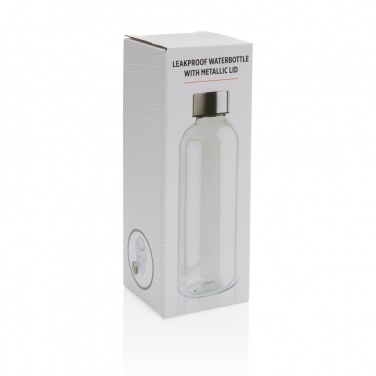 Logotrade promotional giveaway picture of: Leakproof water bottle with metallic lid
