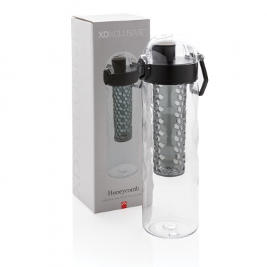 Logo trade promotional merchandise photo of: Honeycomb lockable leak proof infuser bottle