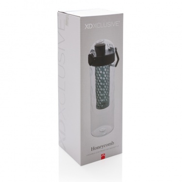 Logo trade promotional merchandise picture of: Honeycomb lockable leak proof infuser bottle