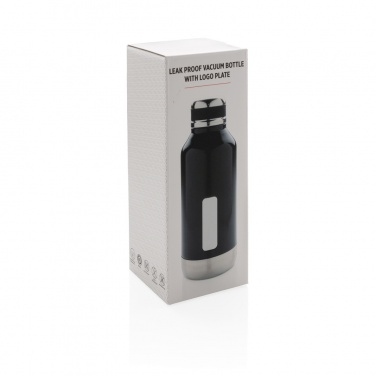 Logotrade promotional gift picture of: Leak proof vacuum bottle with logo plate