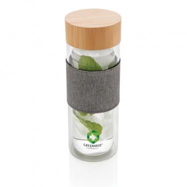 Logotrade promotional merchandise picture of: Impact double wall borosilicate glass bottle