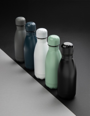 Logo trade promotional products image of: Solid colour vacuum stainless steel bottle 260ml