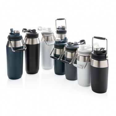 Logo trade promotional merchandise image of: Vacuum stainless steel dual function lid bottle 500ml