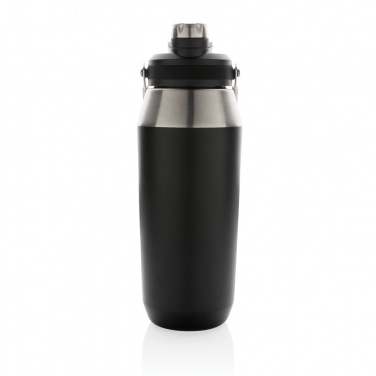Logotrade promotional product picture of: Vacuum stainless steel dual function lid bottle 1L