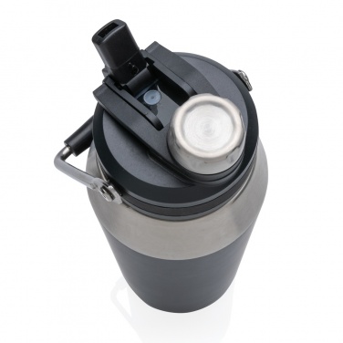 Logotrade promotional products photo of: Vacuum stainless steel dual function lid bottle 1L