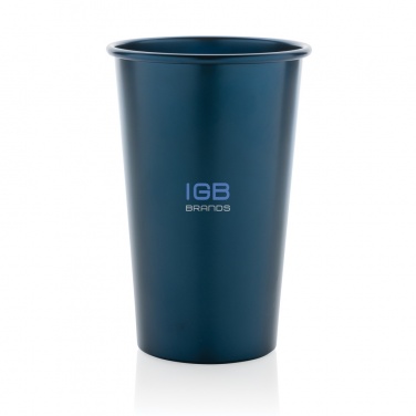 Logo trade promotional giveaways picture of: Alo RCS recycled aluminium lightweight cup 450ml