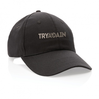 Logotrade promotional merchandise photo of: Impact 6 panel 190gr Recycled cotton cap with AWARE™ tracer