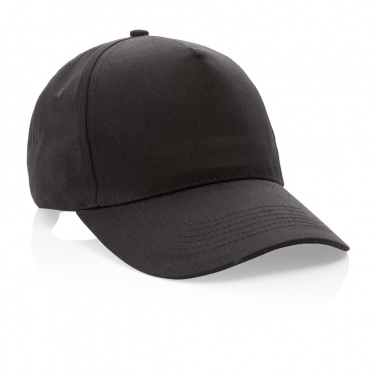 Logotrade promotional items photo of: Impact 5 panel 190gr Recycled cotton cap with AWARE™ tracer