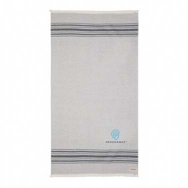 Logo trade promotional giveaways image of: Ukiyo Yumiko AWARE™ Hammam Towel 100 x 180cm