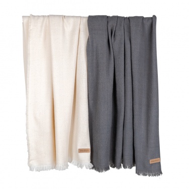 Logo trade promotional giveaways image of: Ukiyo Aware™ Polylana® woven blanket 130x150cm
