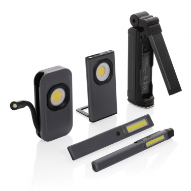 Logo trade business gifts image of: Gear X RCS rPlastic USB rechargeable worklight