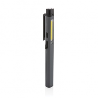 Logo trade advertising product photo of: Gear X RCS recycled plastic USB rechargeable pen light