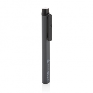 Logo trade promotional items picture of: Gear X RCS recycled plastic USB rechargeable pen light