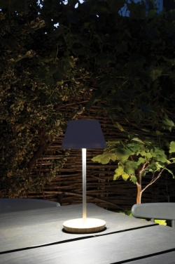 Logo trade promotional merchandise image of: Pure Glow RCS usb-rechargeable recycled plastic table lamp