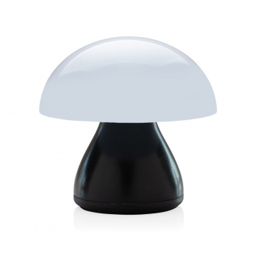Logo trade promotional merchandise picture of: Luming RCS recycled plastic USB re-chargeable table lamp